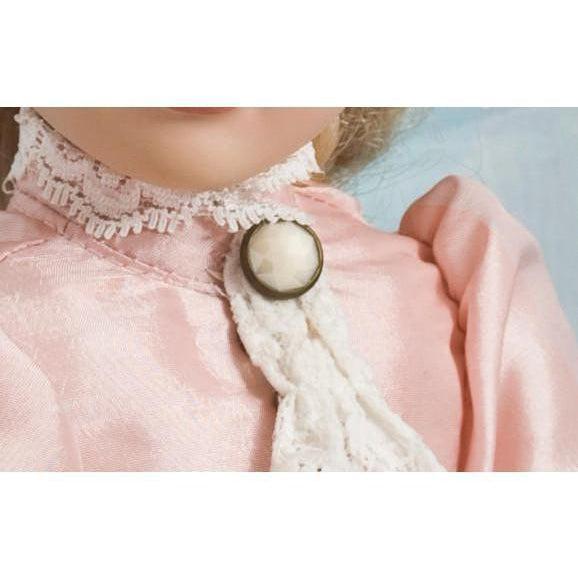 A Girl for All Time: Victorian Party Dress for 16 inch British dolls
