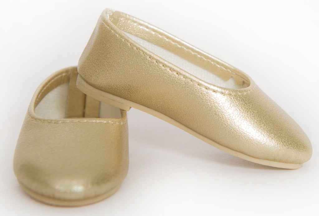 A Girl for All Time: Golden Slippers for 16 inch dolls